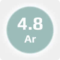 Аргон (Ar) 4.8 (99,998%)в баллоне 50л 200бар, соединение  G3/4 (DIN 9)