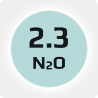 Закись азота (N20) техническая 2.3 (99,3%) в баллоне 10л, наполнение 6 кг., соединение W21,8x1/14'' (DIN 6)
