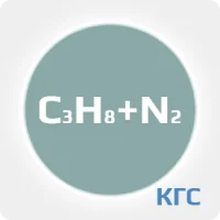 Калибровочная газовая смесь: ПРОПАН (C3H8) 0.85 % + АЗОТ (N2) ост. в баллоне 2 л. Сталь, вентиль Латунь